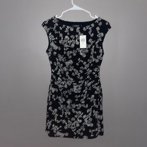 Ralph Lauren Black Floral Dress